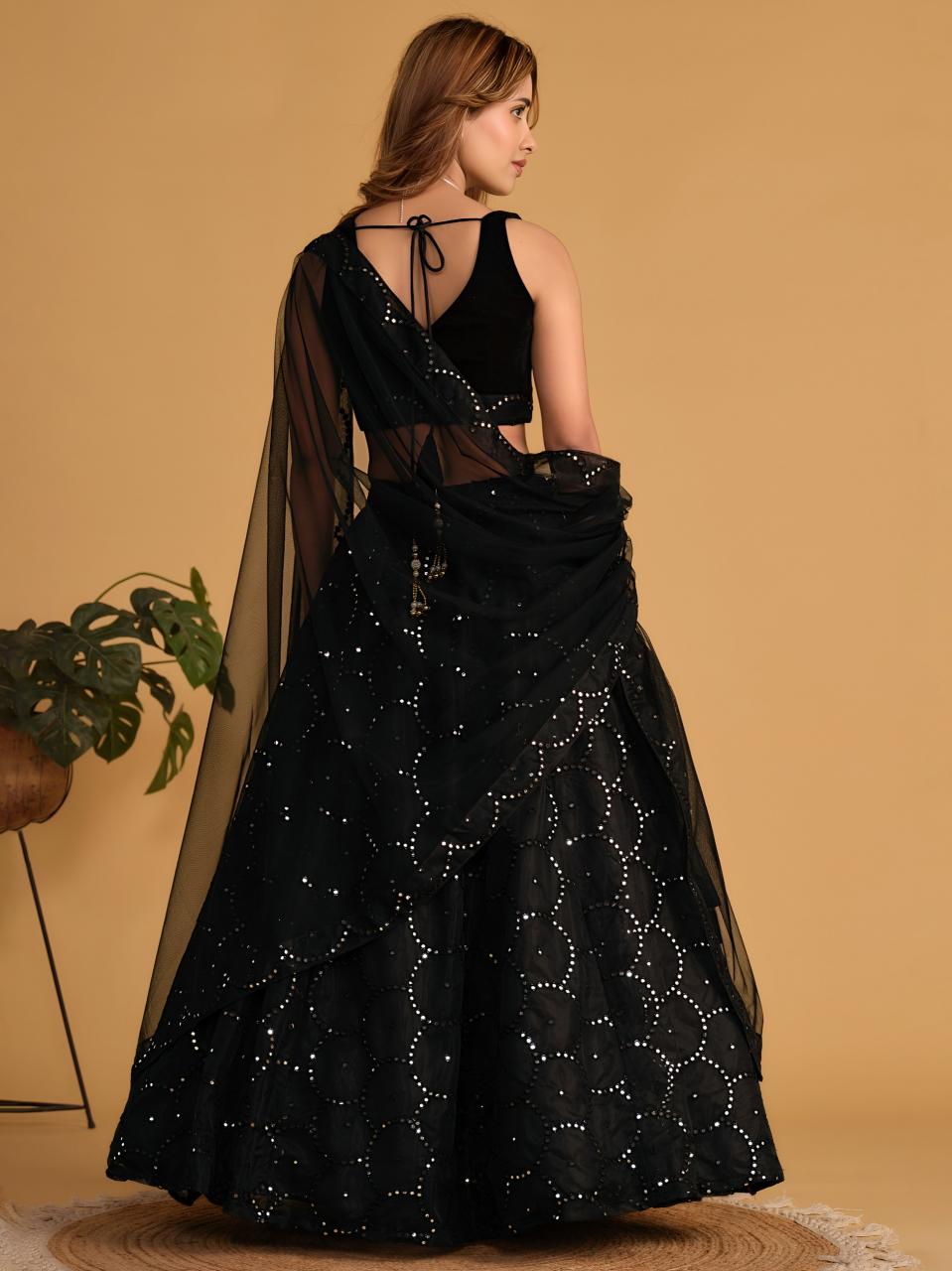 Sabella 5064 Black catalog wholesale lehenga shop in mumbai
