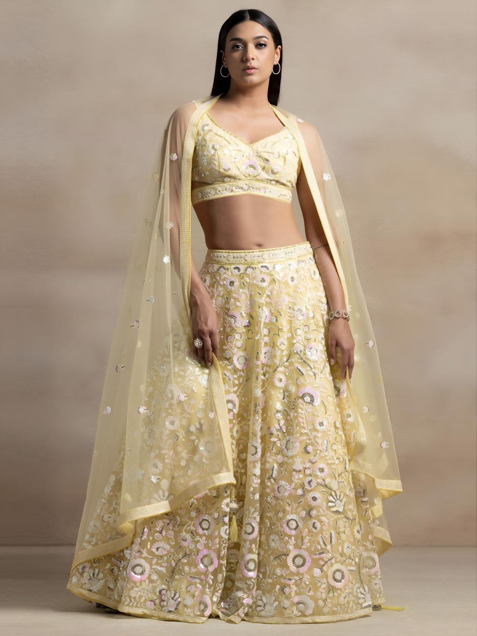 Sabella 5126 Yellow catalog online Lehenga choli in wholesale price