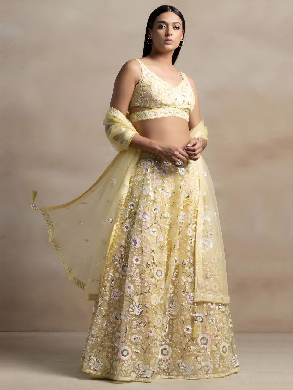 Sabella 5126 Yellow catalog online Lehenga choli in wholesale price
