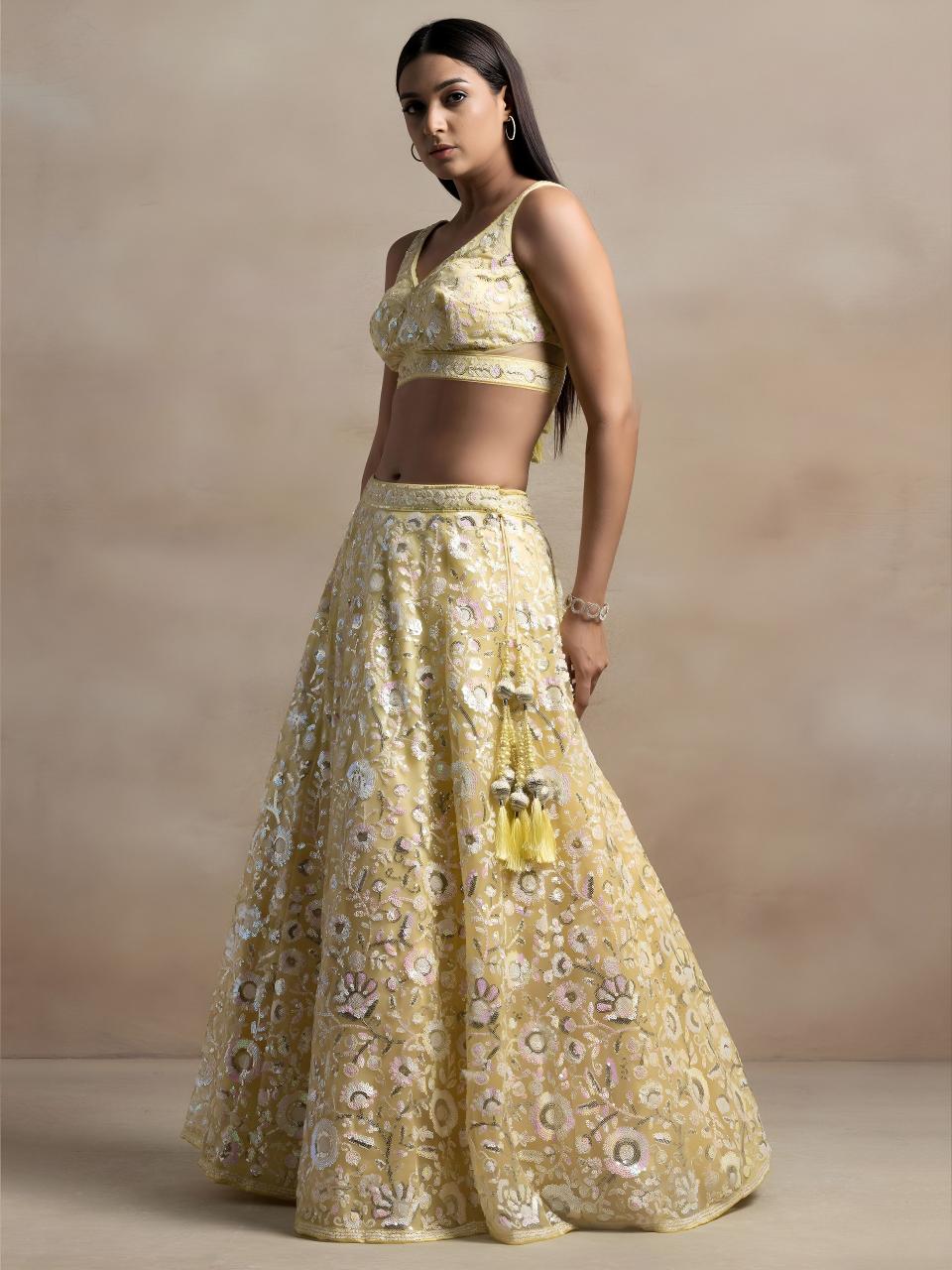 Sabella 5126 Yellow catalog online Lehenga choli in wholesale price