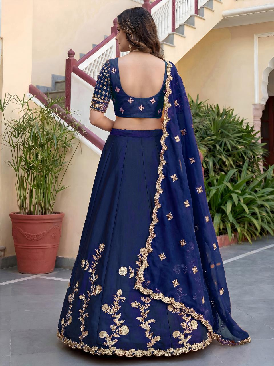 Sabella 5135 Blue catalog lehenga at wholesale price