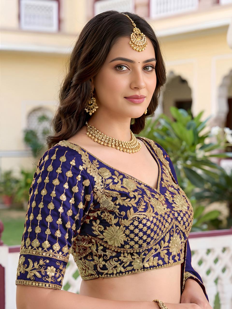 Sabella 5135 Blue catalog lehenga at wholesale price