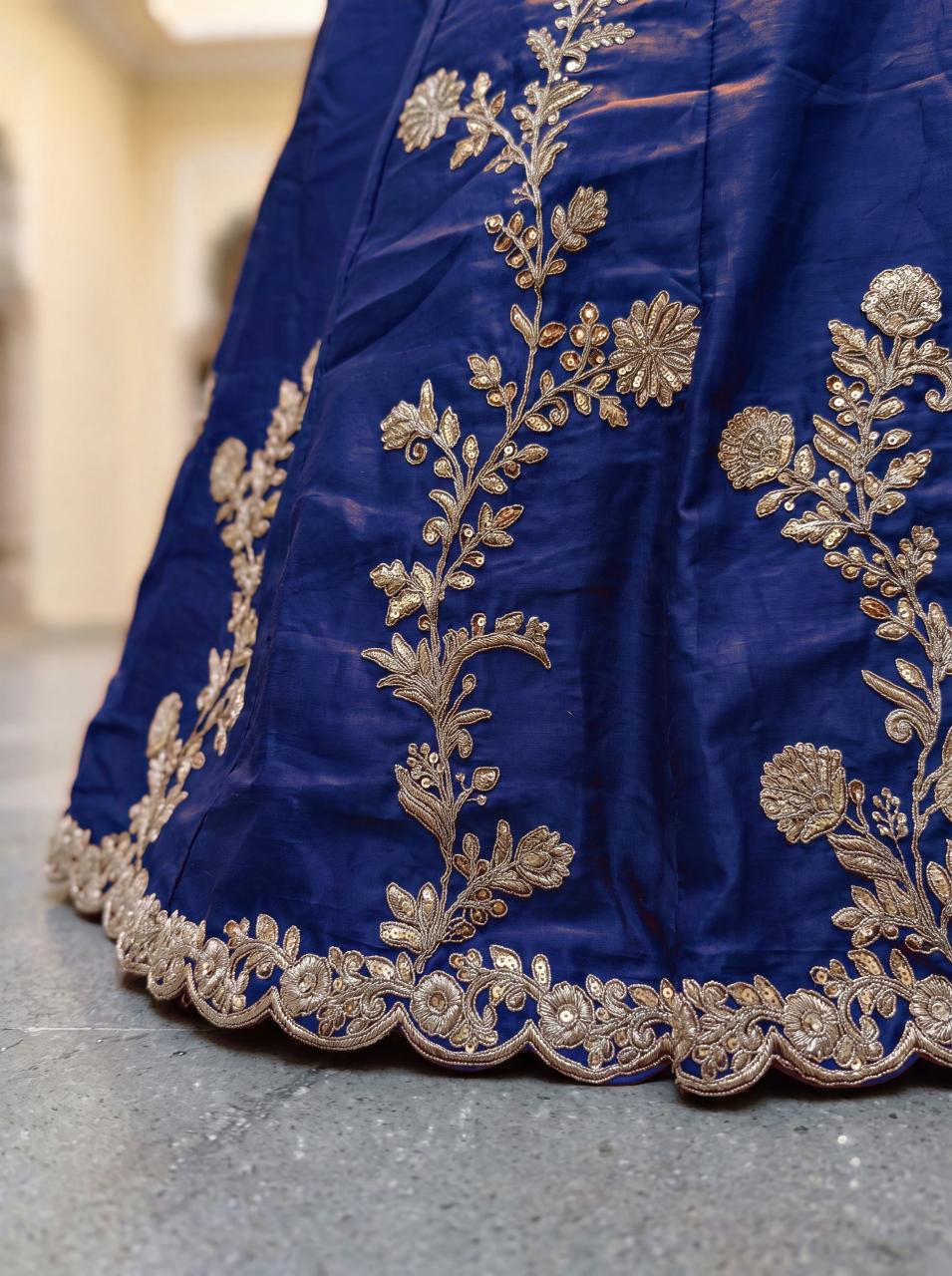 Sabella 5135 Blue catalog lehenga at wholesale price