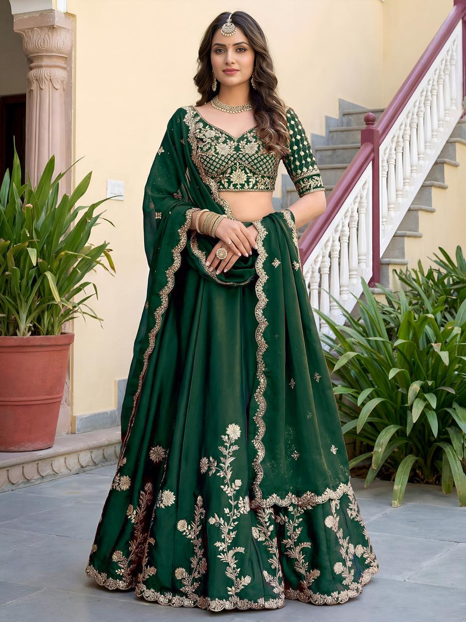 Sabella 5135 Green catalog lehenga choli wholesale market