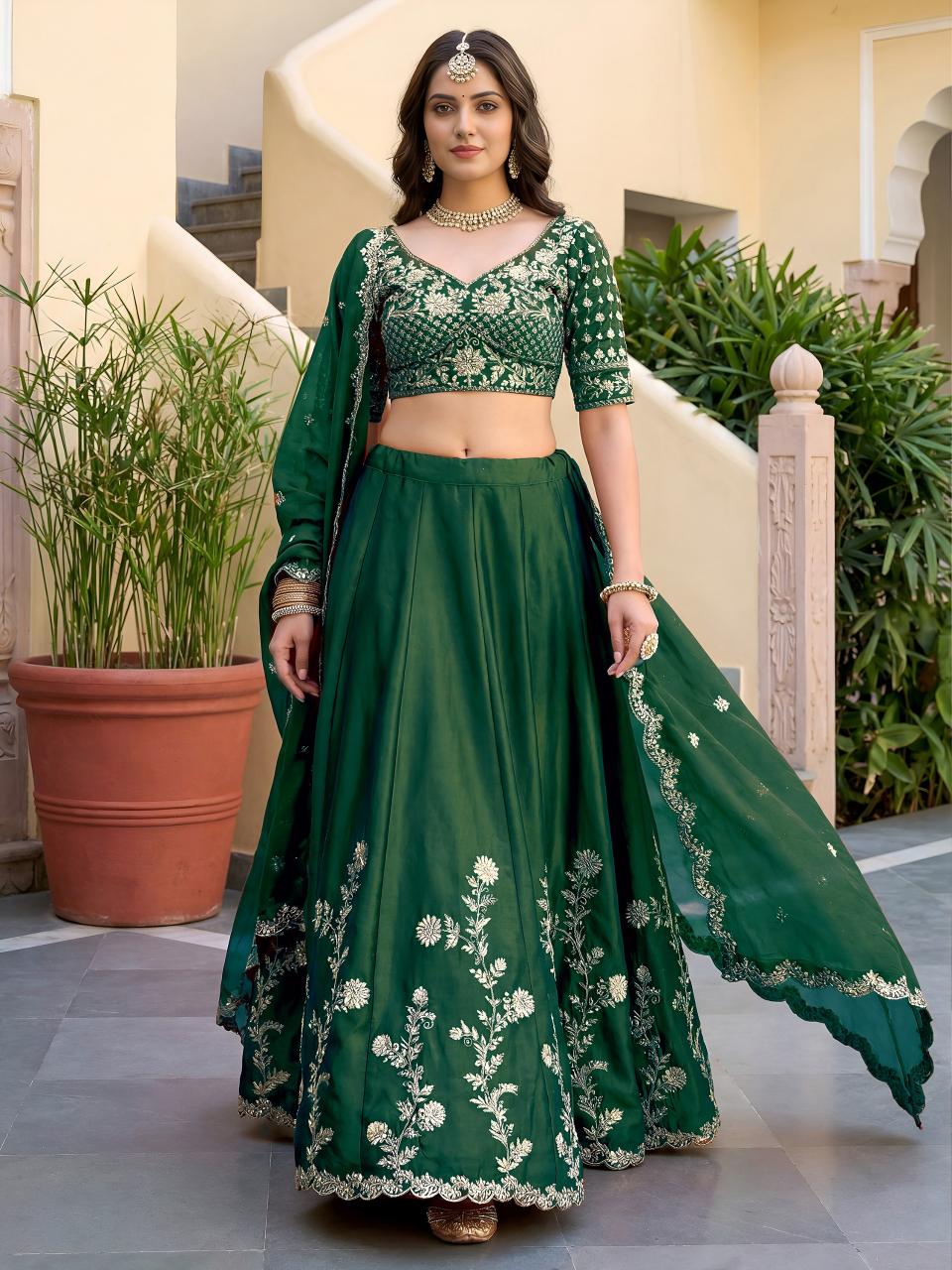 Sabella 5135 Green catalog lehenga choli wholesale market