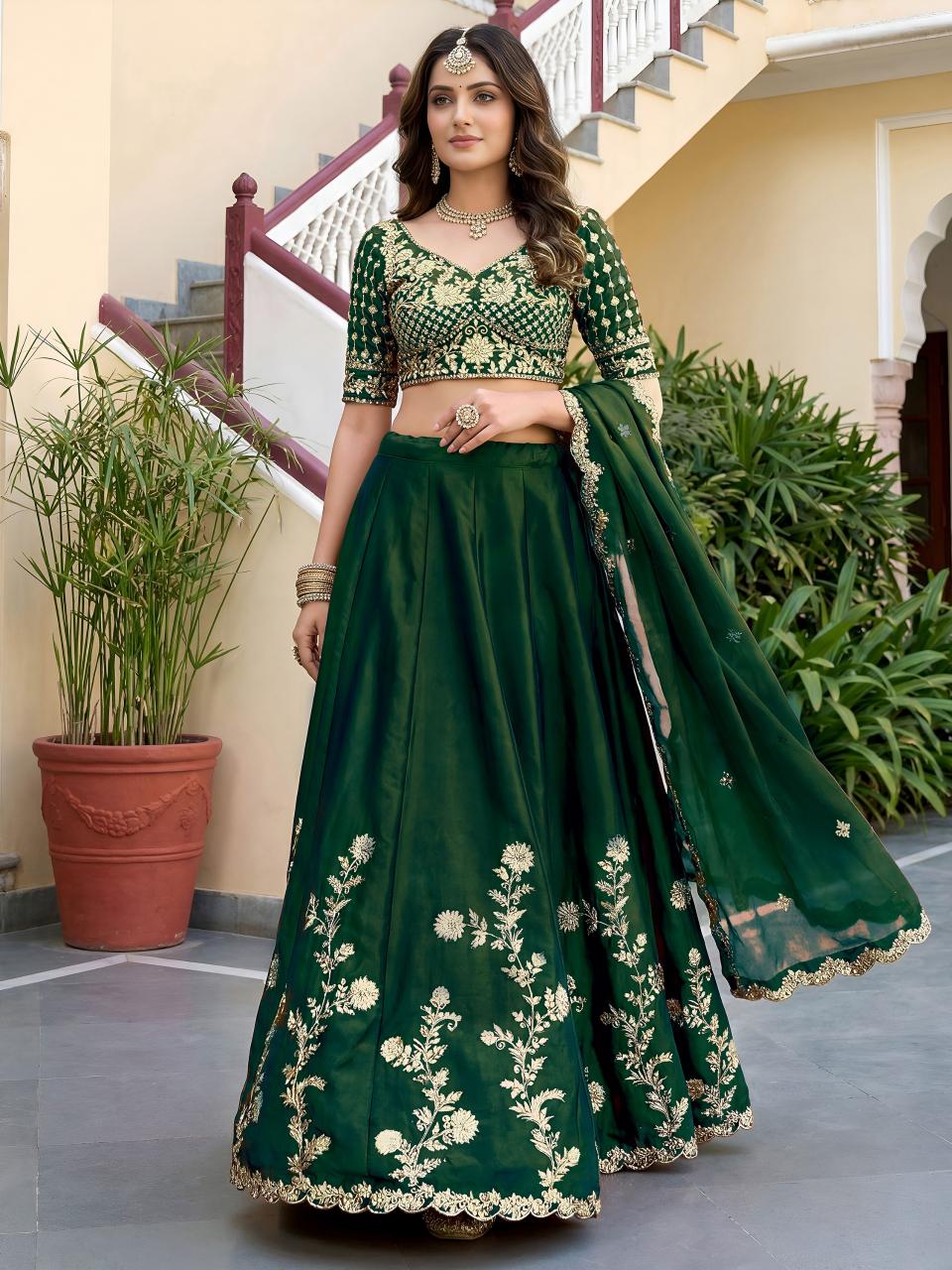Sabella 5135 Green catalog lehenga choli wholesale market