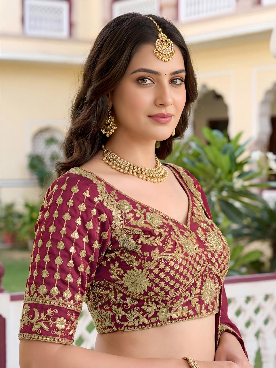 Sabella 5135 Maroon catalog lehenga choli wholesale market in surat