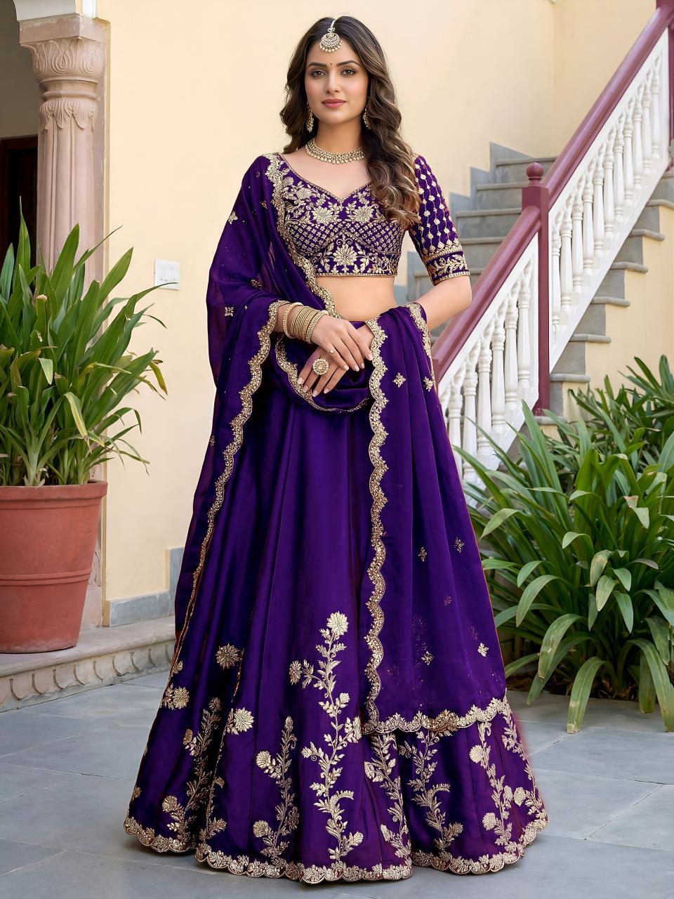 Sabella 5135 Purple catalog lehenga wholesalers in delhi
