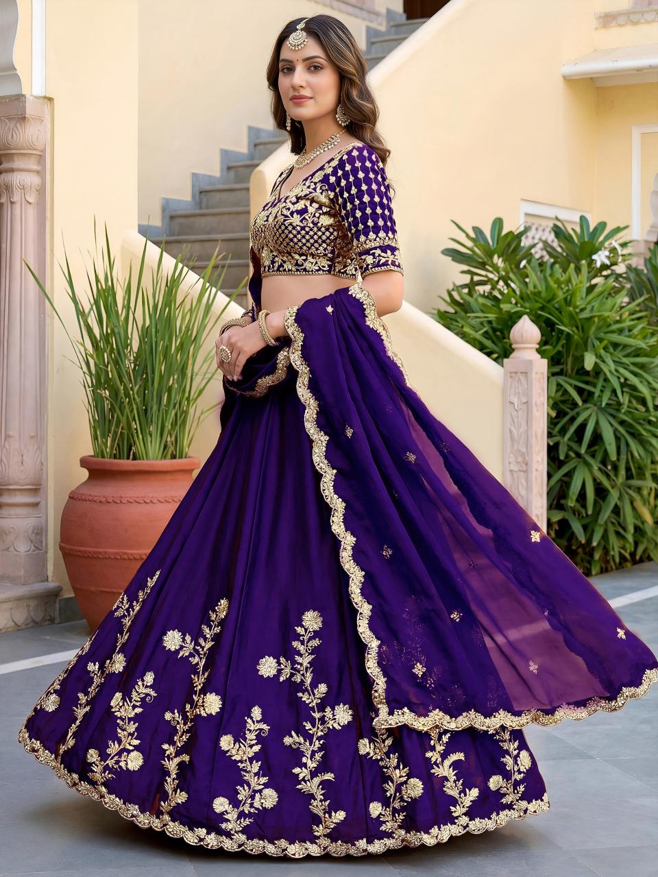 Sabella 5135 Purple catalog lehenga wholesalers in delhi