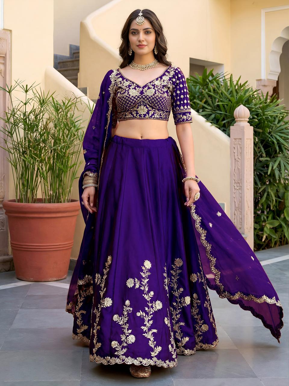 Sabella 5135 Purple catalog lehenga wholesalers in delhi