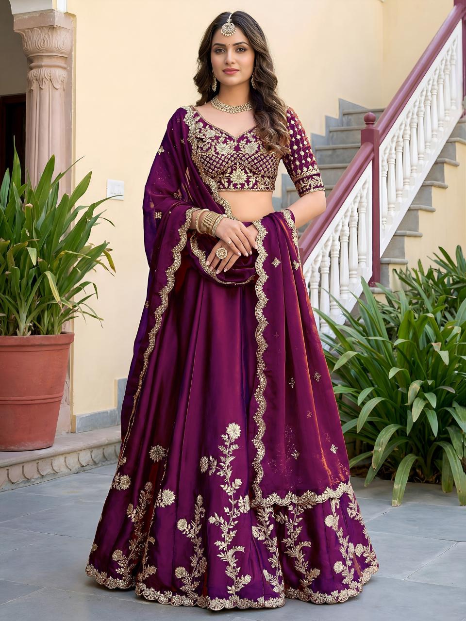 Sabella 5135 Wine catalog lehenga choli wholesale in bangalore