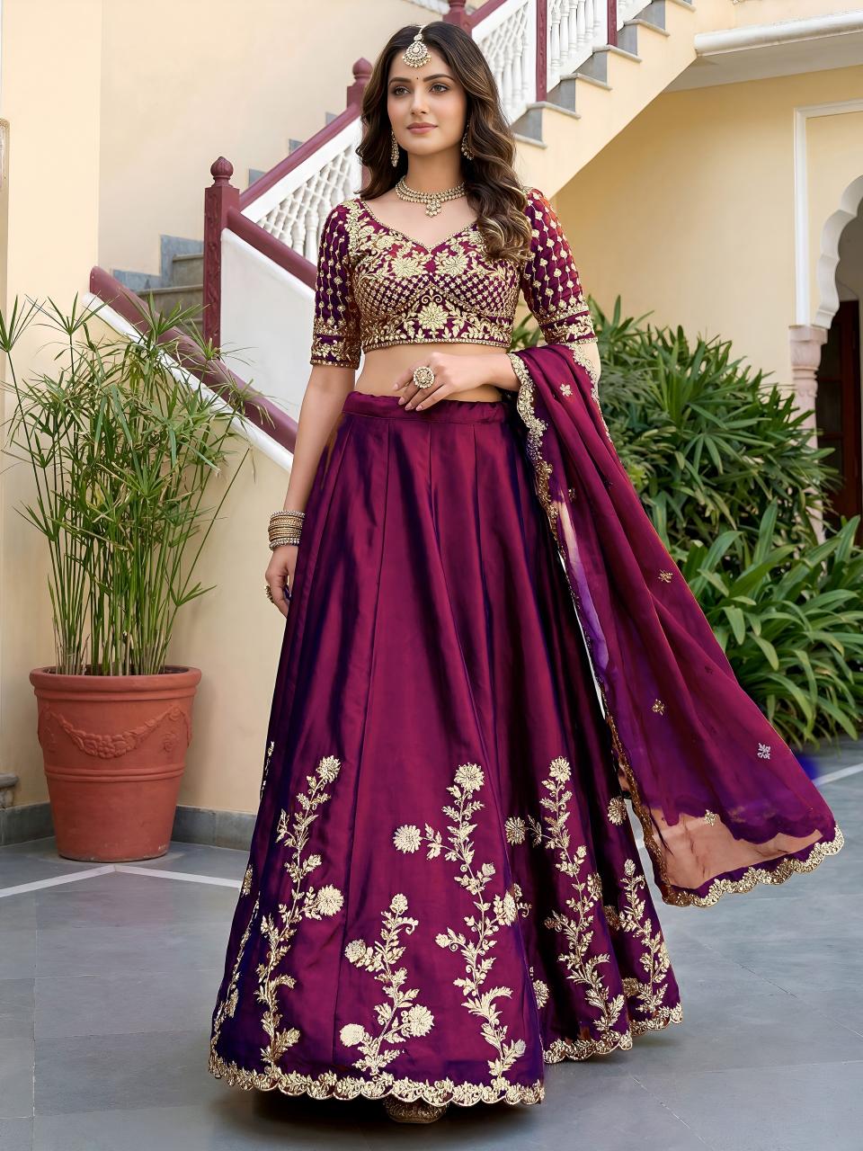 Sabella 5135 Wine catalog lehenga choli wholesale in bangalore