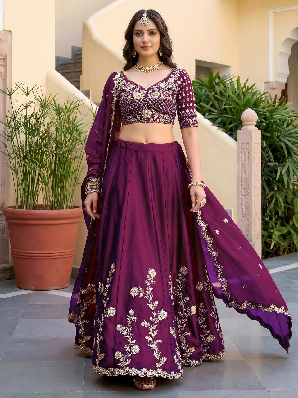 Sabella 5135 Wine catalog lehenga choli wholesale in bangalore