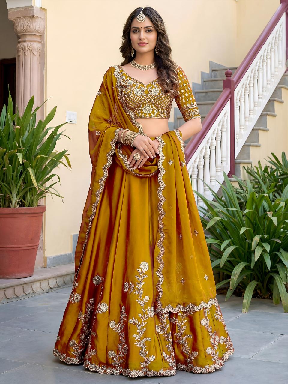 Sabella 5135 Yellow catalog lehenga choli wholesale in surat