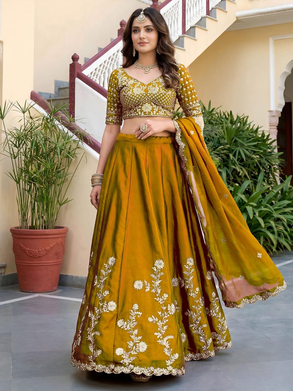 Sabella 5135 Yellow catalog lehenga choli wholesale in surat