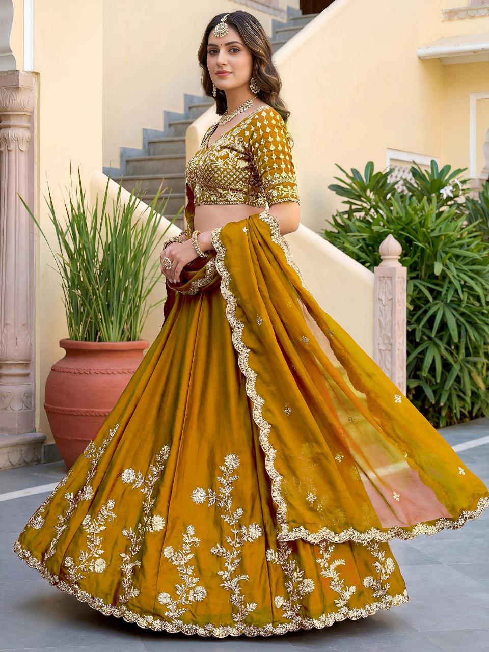 Sabella 5135 Yellow catalog lehenga choli wholesale in surat