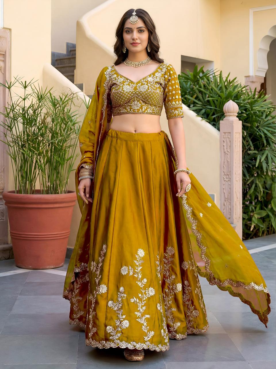 Sabella 5135 Yellow catalog lehenga choli wholesale in surat