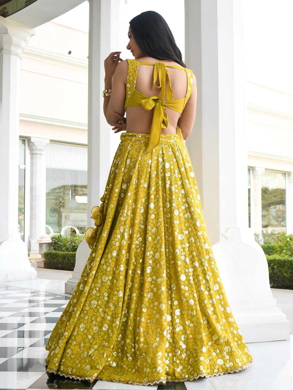 Sabella 7084 Olive catalog lehenga online wholesale