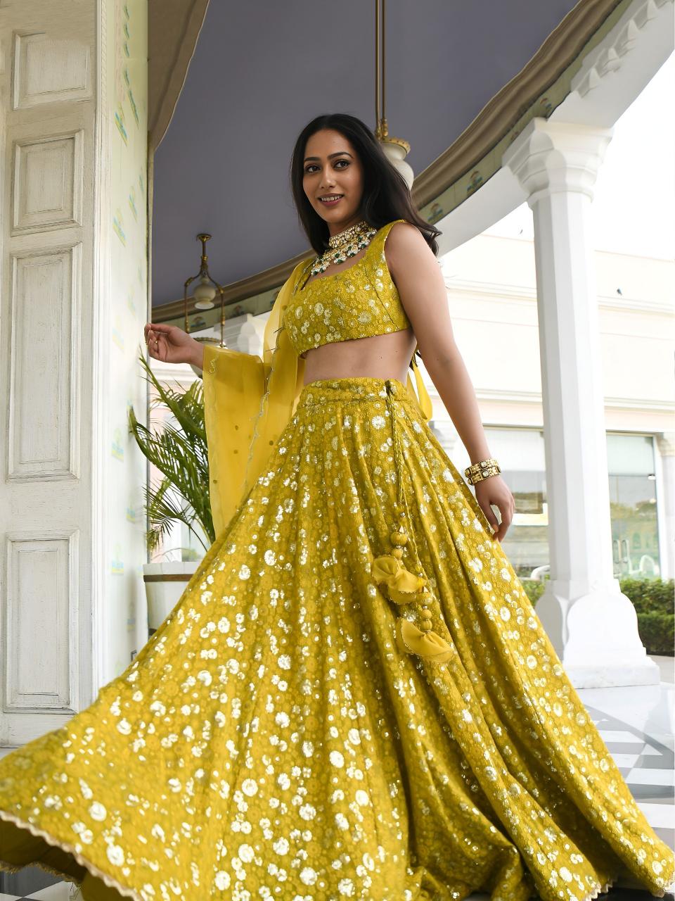 Sabella 7084 Olive catalog lehenga online wholesale