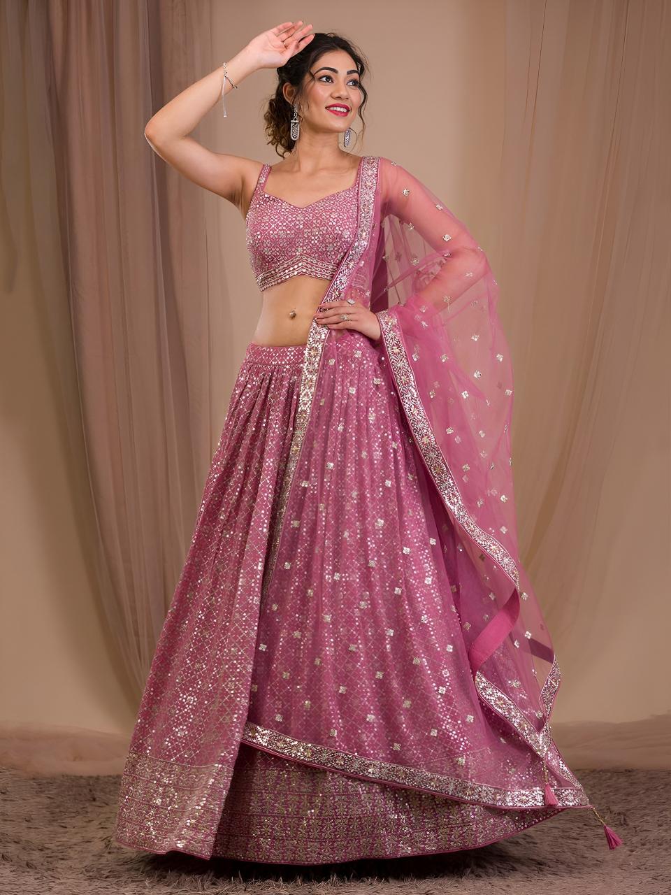 Sabella 7088 Pink catalog lehenga wholesale market in pune