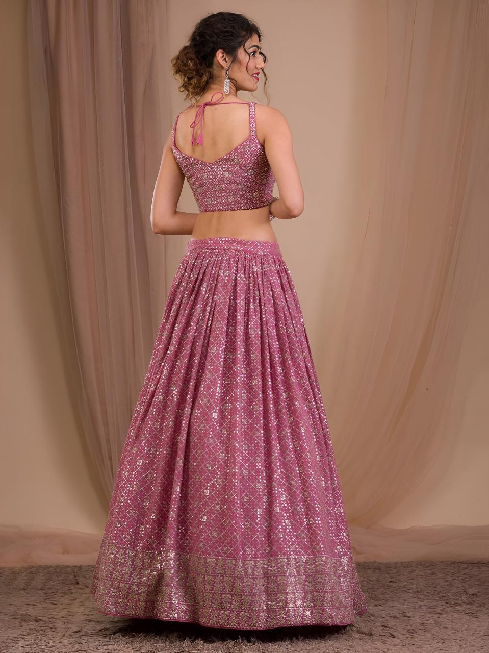 Sabella 7088 Pink catalog lehenga wholesale market in pune