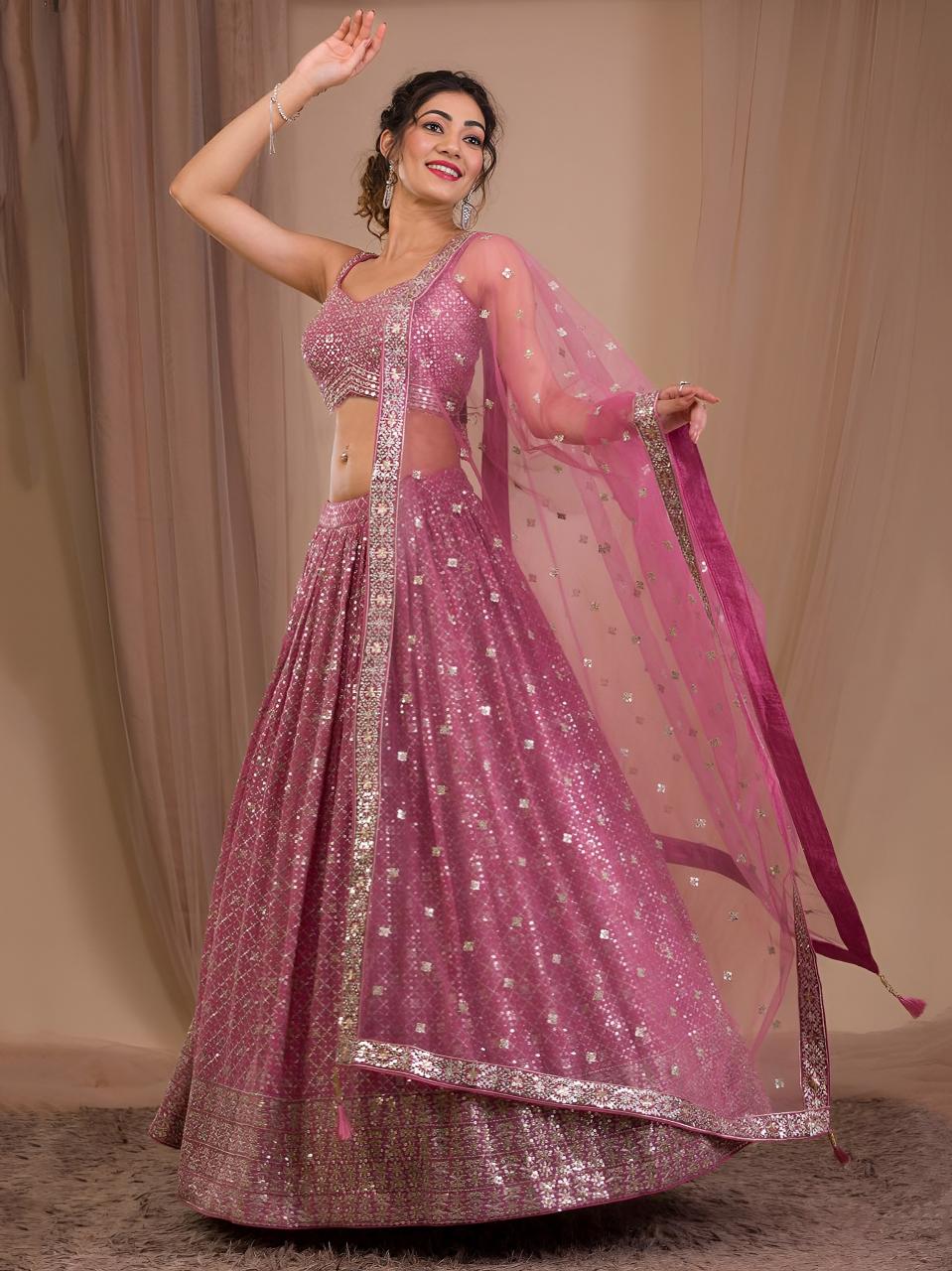 Sabella 7088 Pink catalog lehenga wholesale market in pune