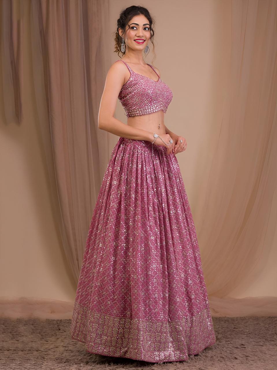 Sabella 7088 Pink catalog lehenga wholesale market in pune