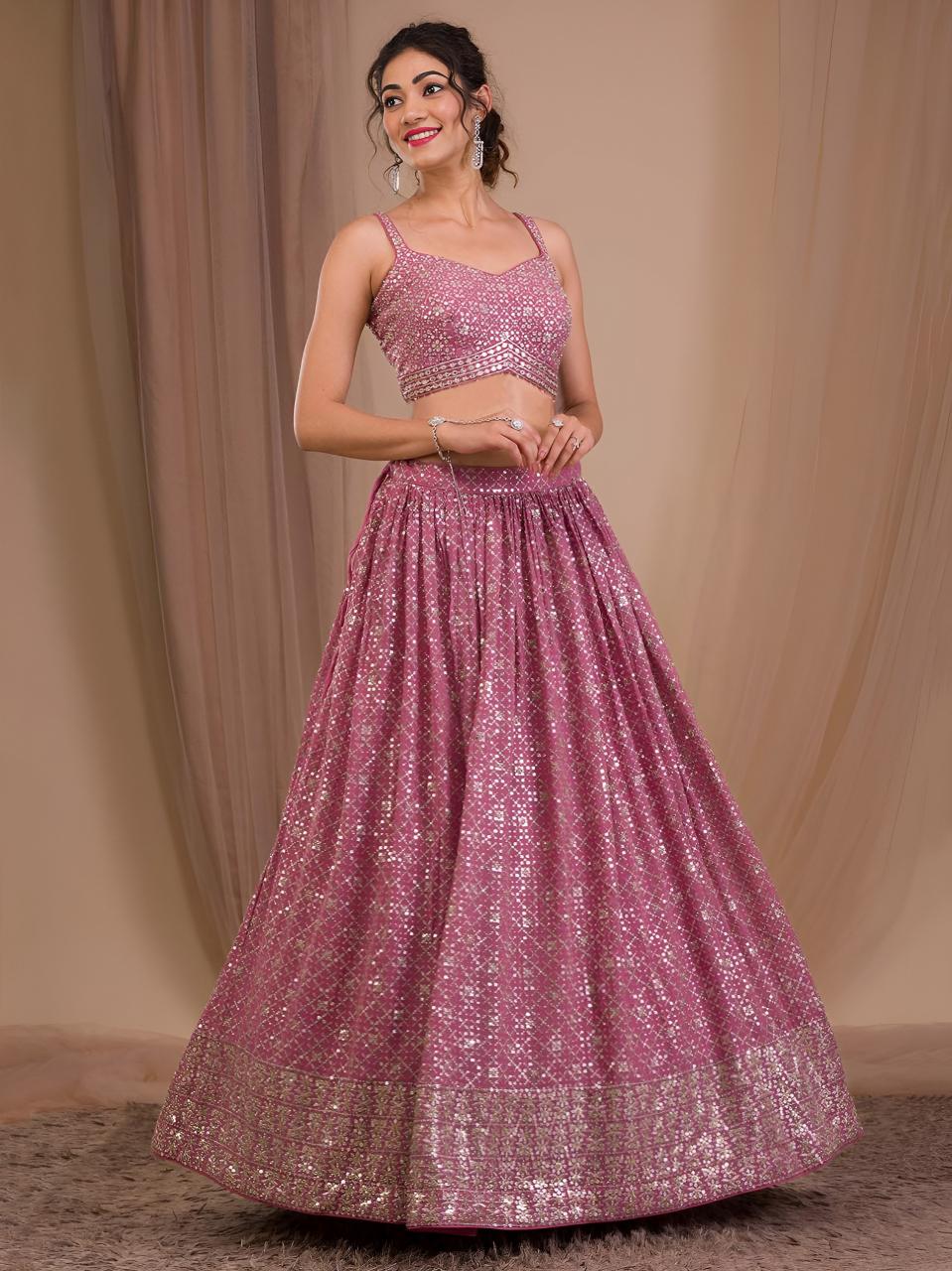 Sabella 7088 Pink catalog lehenga wholesale market in pune