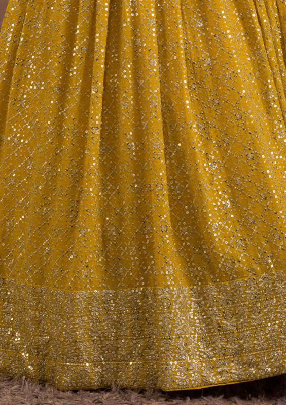 Sabella 7088 Yellow catalog surat wholesale lehenga online