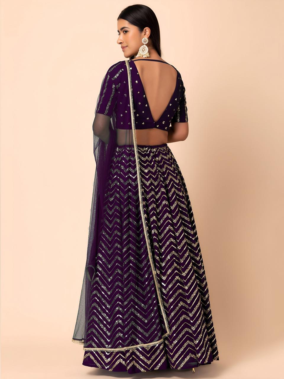 Sabella 7094 Purple catalog wholesale lehenga manufacturers in india