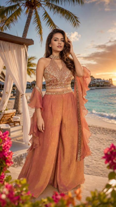 Sabella A542 catalog indo western party wear dress
