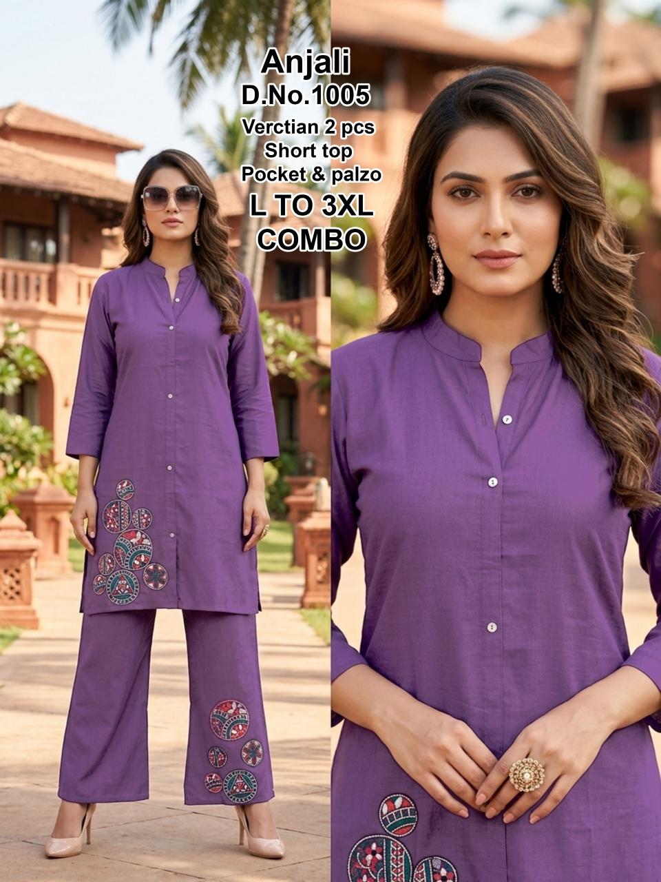 Sabella Anjali vol 1 catalog co ords set indian style