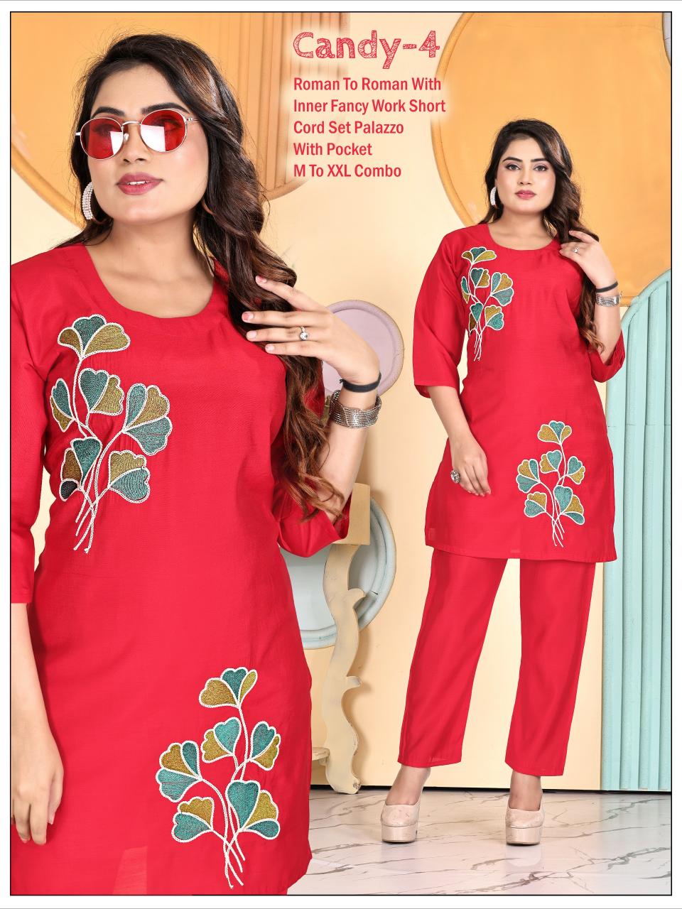 Sabella Candy vol 4 catalog indo western cord set
