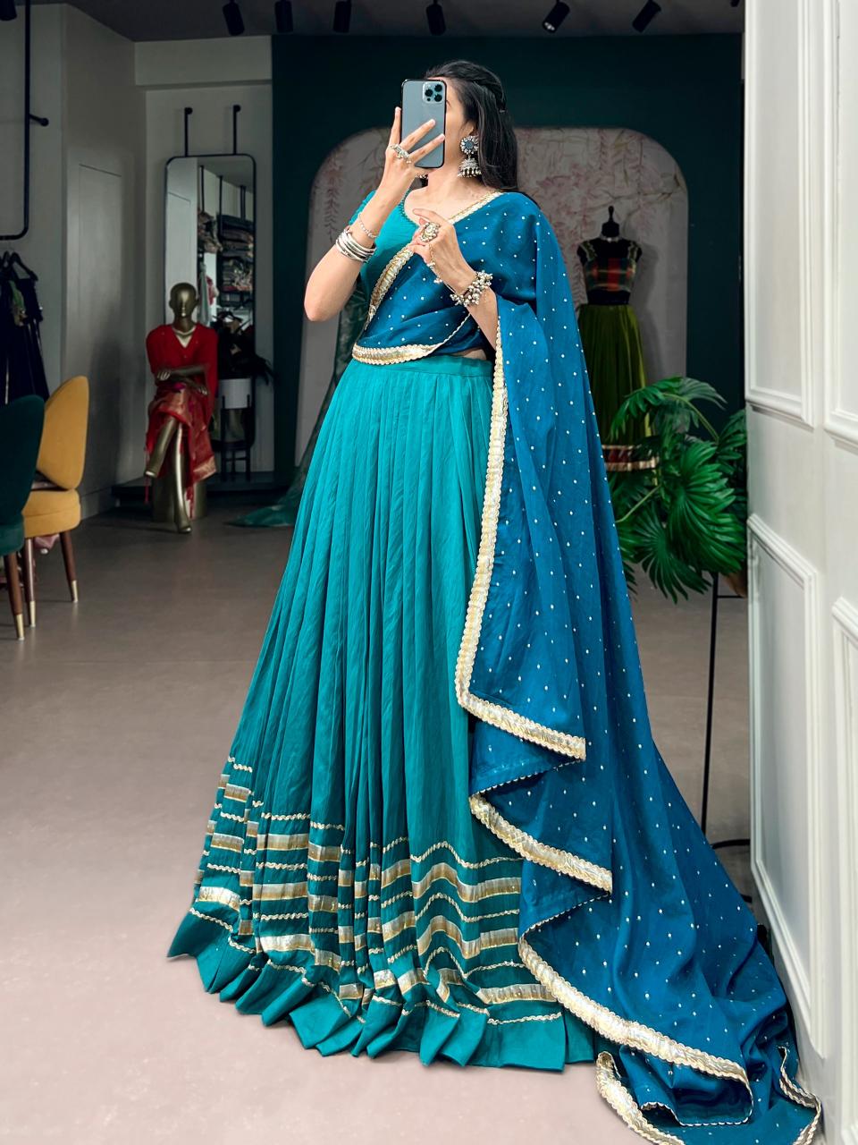 Sabella Chanderi vol 1 catalog lehenga choli wholesalers surat surat gujarat 395010