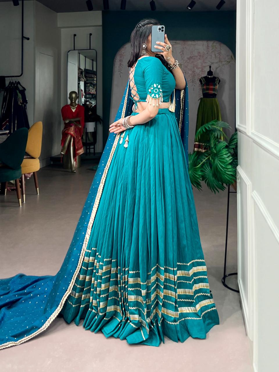 Sabella Chanderi vol 1 catalog lehenga choli wholesalers surat surat gujarat 395010