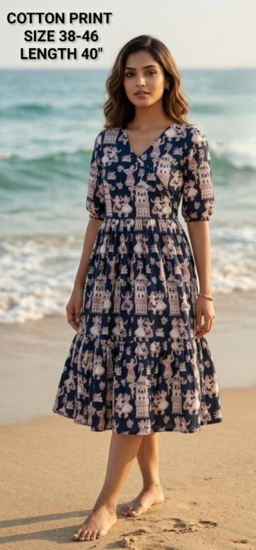Sabella Cotton Print vol 5 catalog western dress in surat