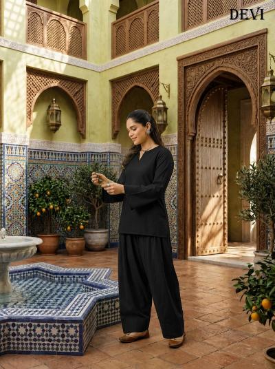Sabella Devi vol 18 catalog Black co ord set 
