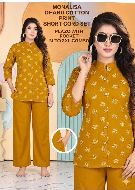 Sabella Dhabu cotton vol 1 catalog co ord set manufacturers in surat