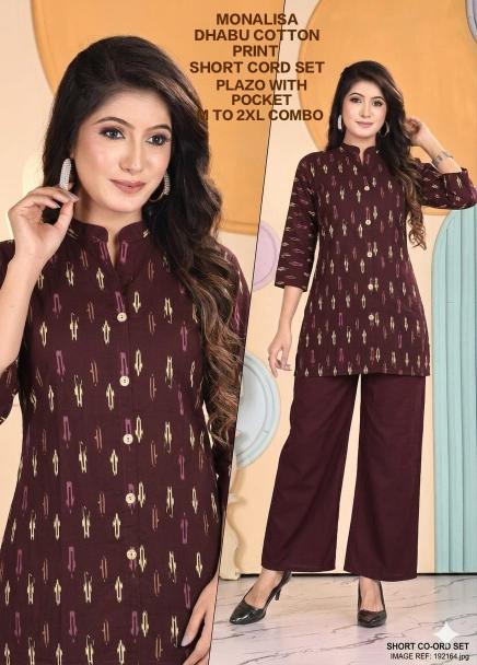 Sabella Dhabu cotton vol 2 catalog co ord sets wholesale