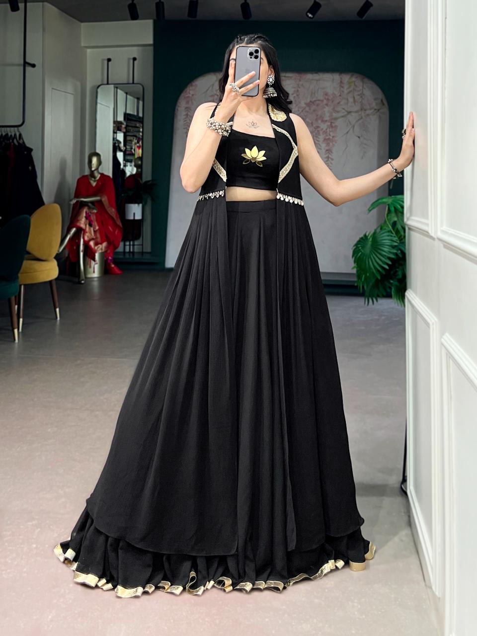 Sabella Feather Light Flow Fabric catalog lehenga wholesale online