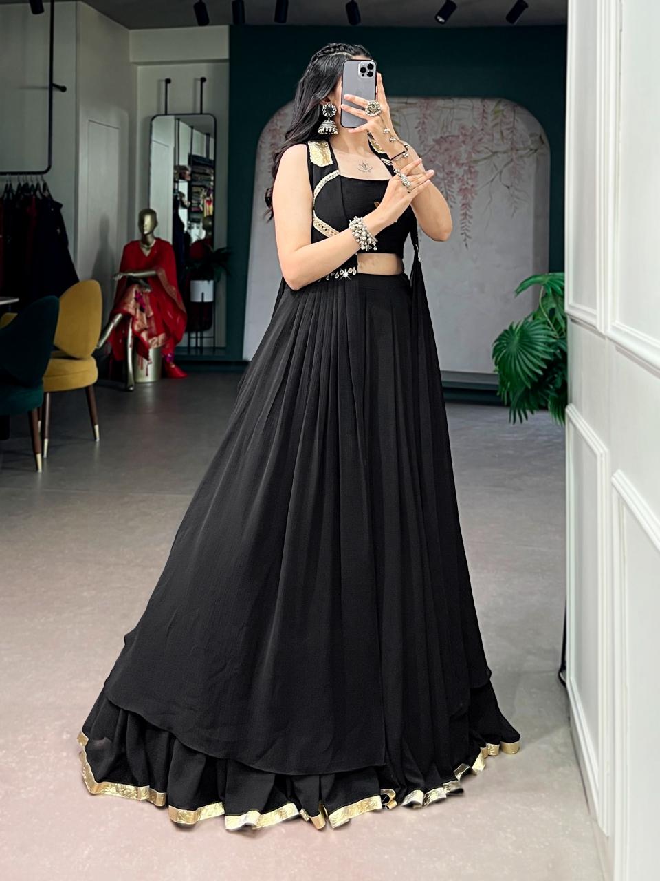 Sabella Feather Light Flow Fabric catalog lehenga wholesale online