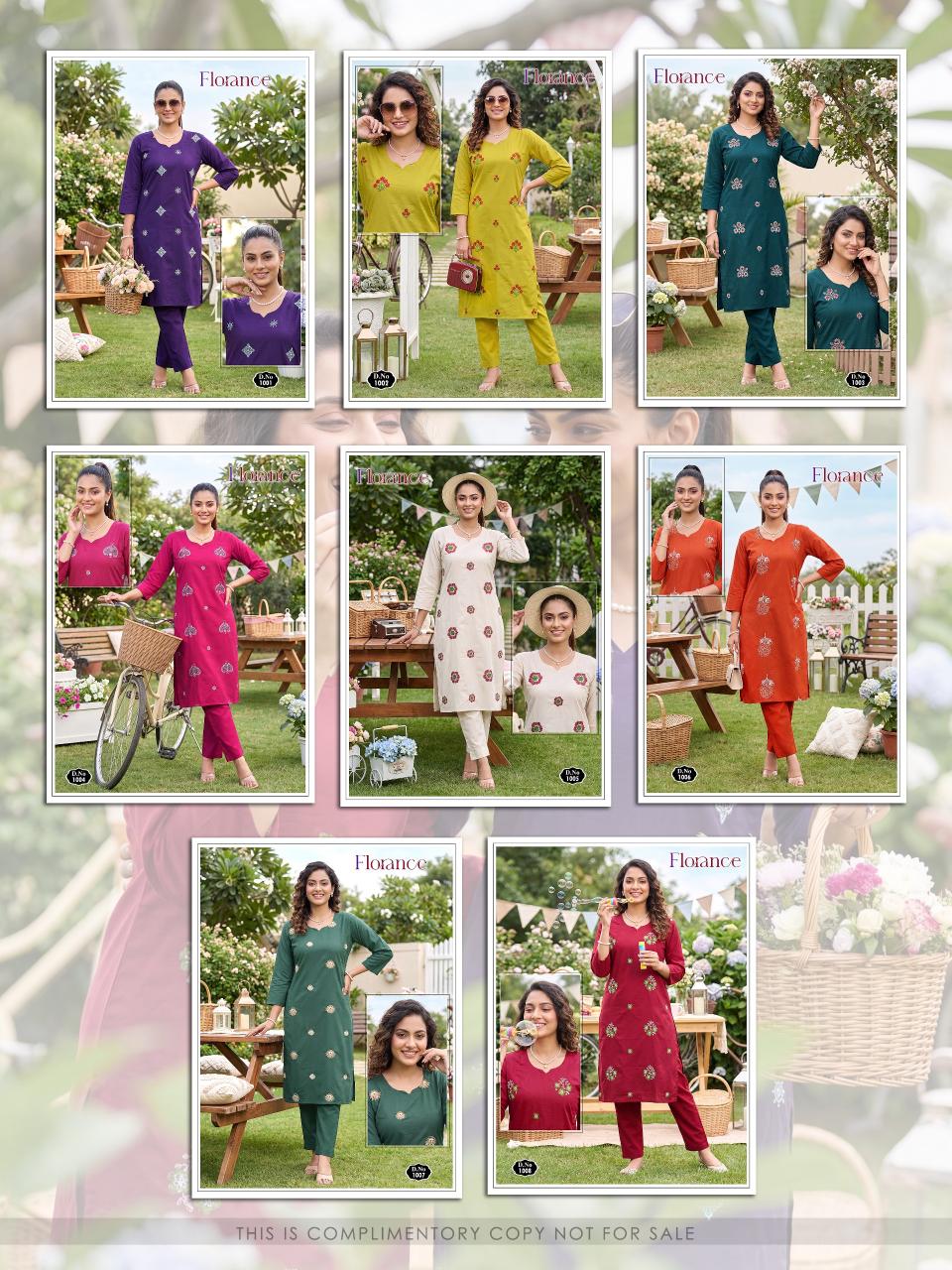 Sabella Florance 0.1 catalog co ord set wholesale suppliers in india
