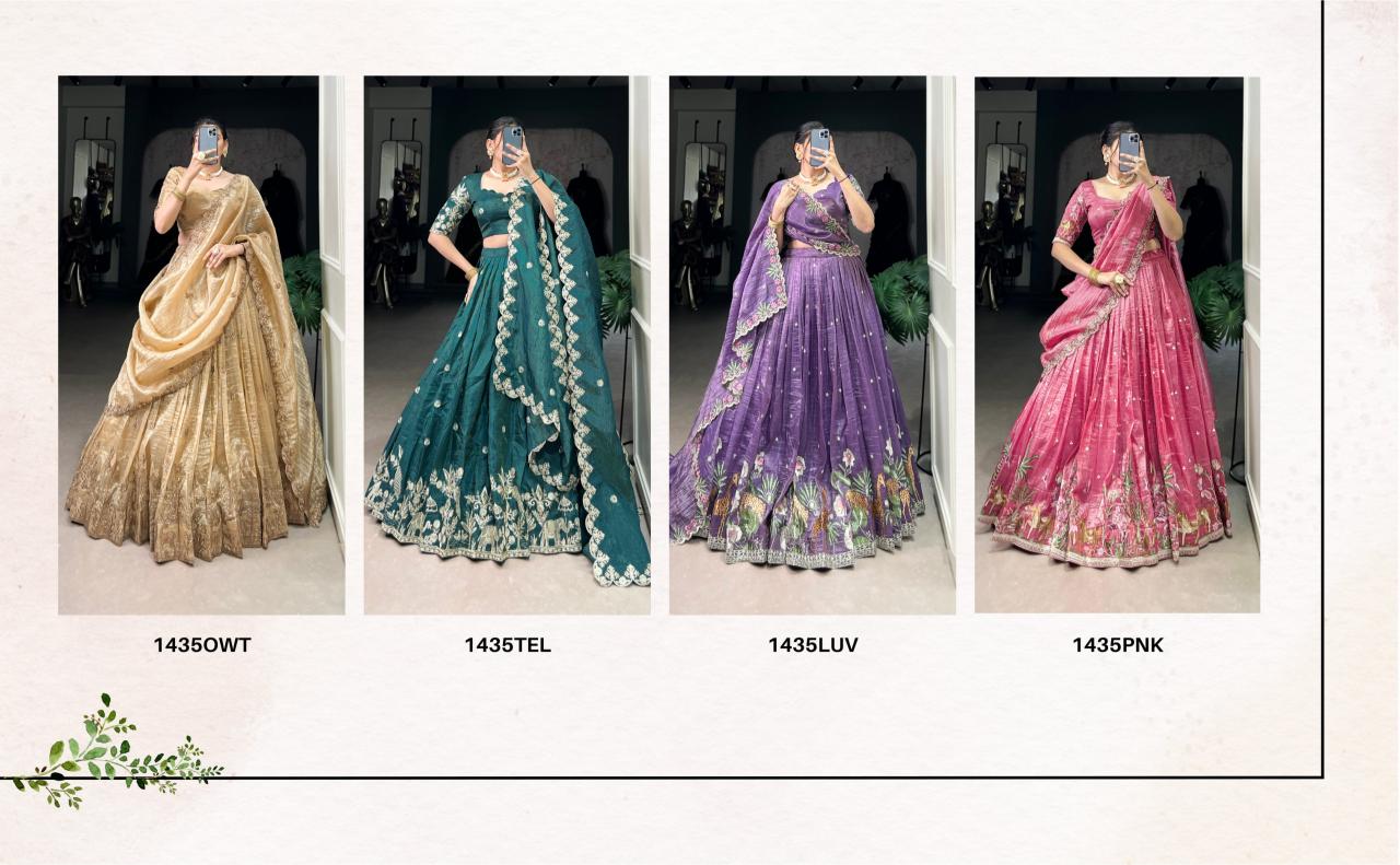 Sabella Gold Crush vol 1 catalog lehenga wholesaler