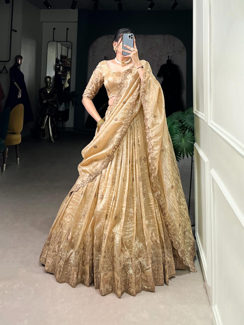 Sabella Gold Crush vol 1 catalog lehenga wholesaler