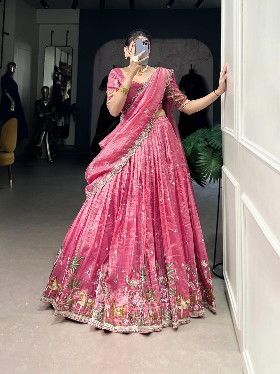 Sabella Gold Crush vol 1 catalog lehenga wholesaler