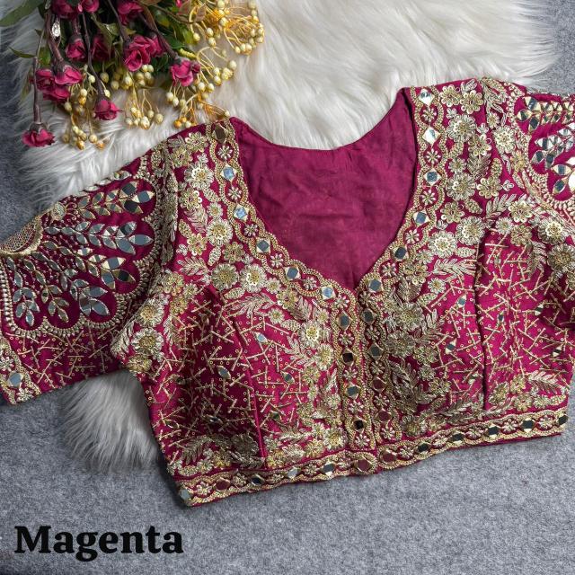 Sabella Heavy Italian Silk vol 3 catalog desginer bridal blouse