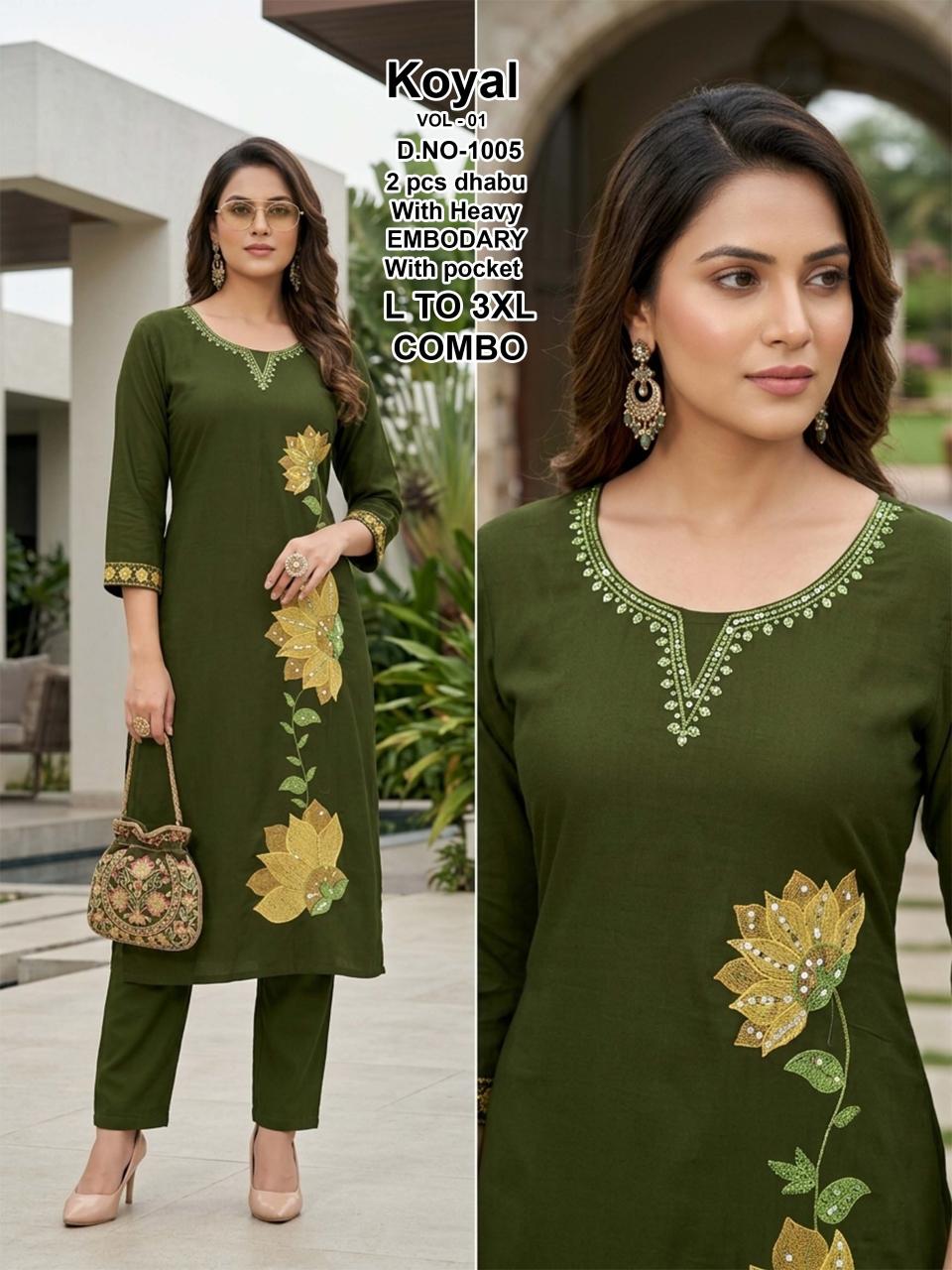 Sabella Koyal 0.2 catalog co ord set wholesale rate