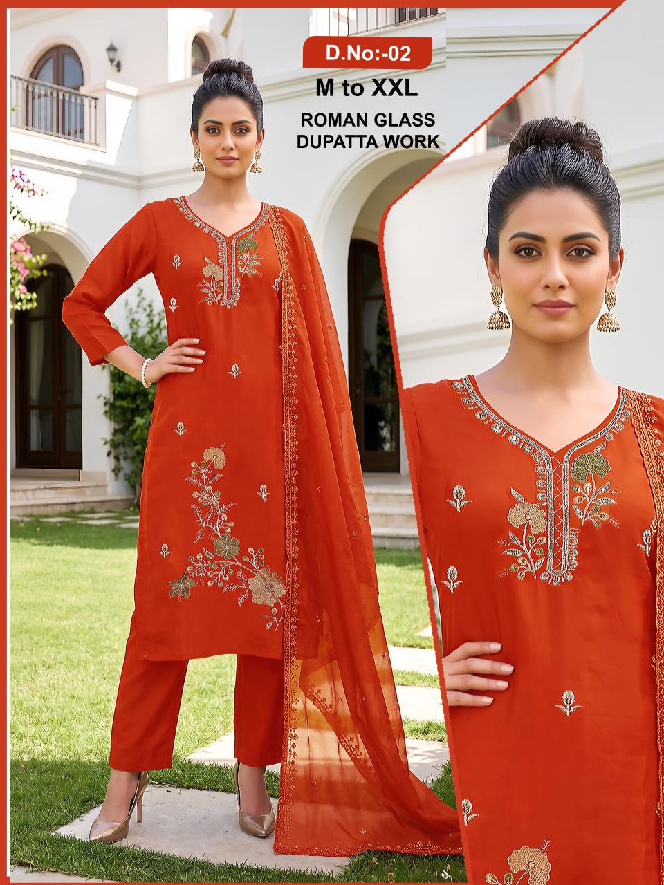 Sabella Roman glass vol 1 catalog co ord set wholesaler india