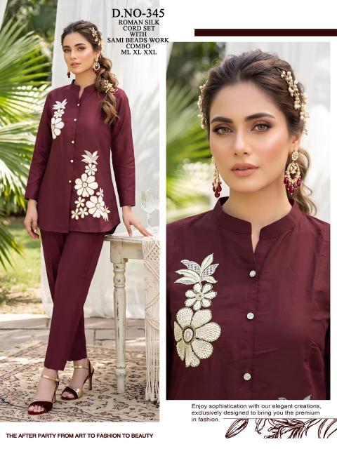 Sabella Roman silk vol 3 catalog ethnic co ord set women