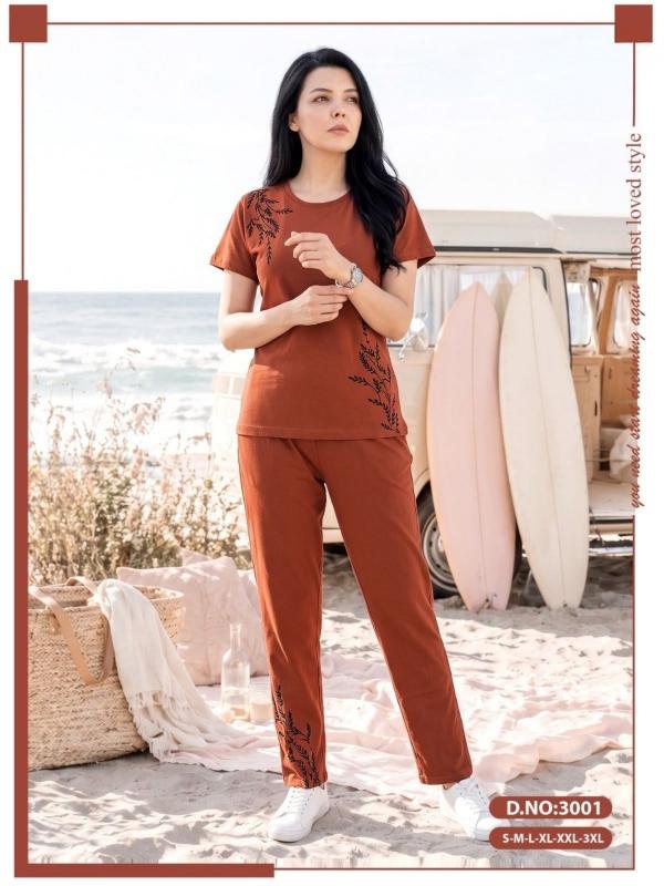 Sabella SSF catalog Premium Hosiery night co ord set